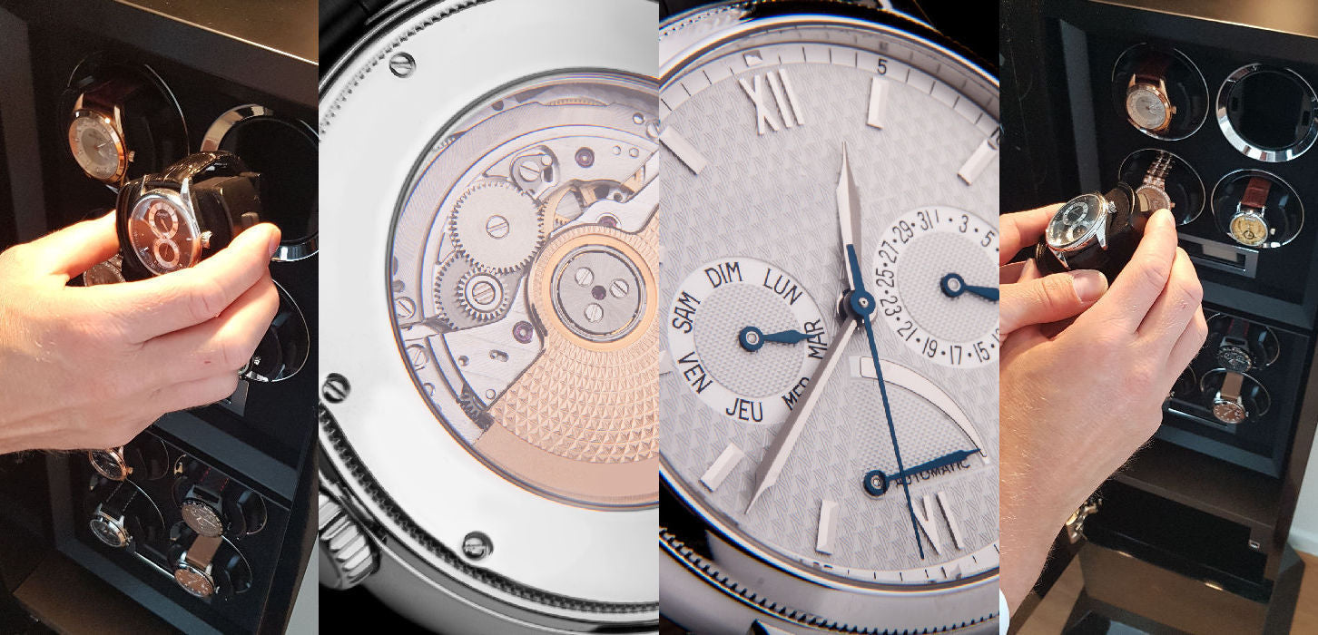 Uhrenbeweger und Uhren dreher in verschiedenen Ausführungen 4er Uhrenbeweger, 8er Uhrenbeweger und mehr - ZEITCRAFT